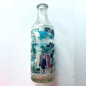 Vintage MID MOD 1951 Pirate Boat Rum Decanter Glass Liquor Bottle